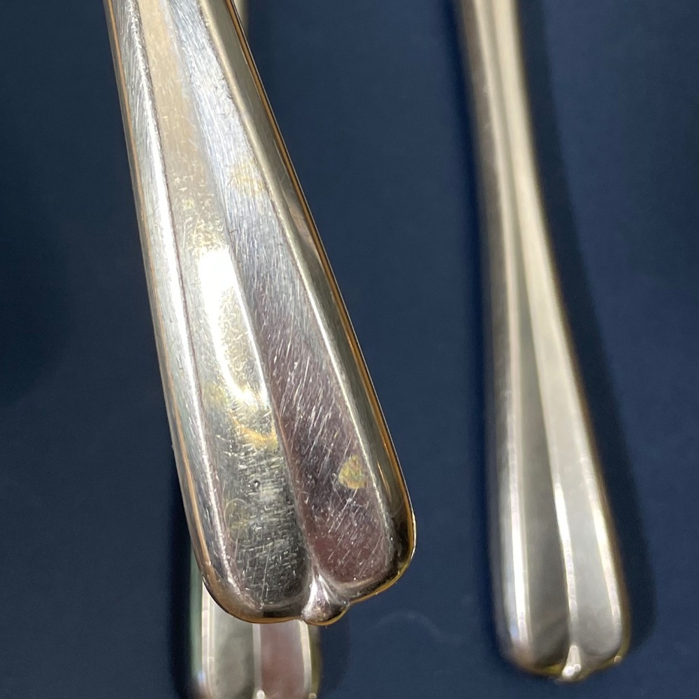 Vintage Oneida GALA IMPULSE Set of 3 Dinner Knives Stainless Flatware Silverware